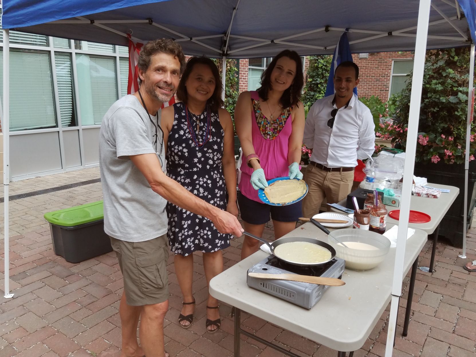L to R: Michel Cadio, Claire Ty, Alexandra Tsurikova, Guillermo Medino